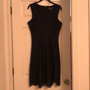 Donna Rico navy blue a-line dress with stretch